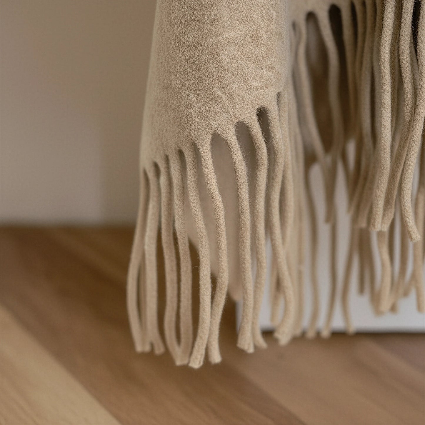 The Fleece Tassel Shawl