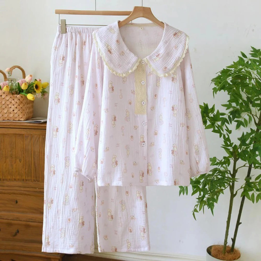 Luna Night - 100% Muslin Cotton Pajama