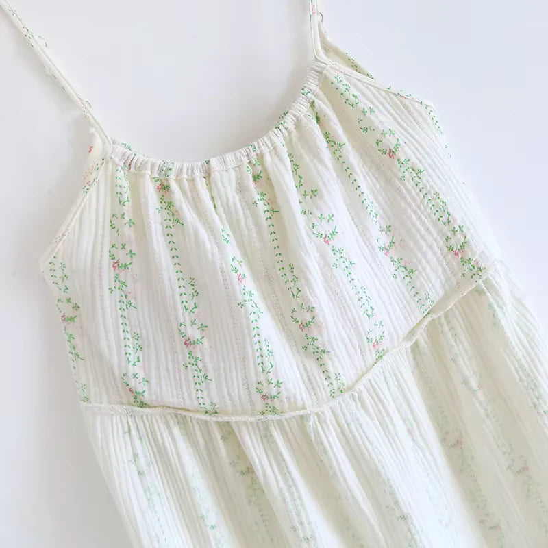 The Bloom Nightgown - 100% Muslin Cotton