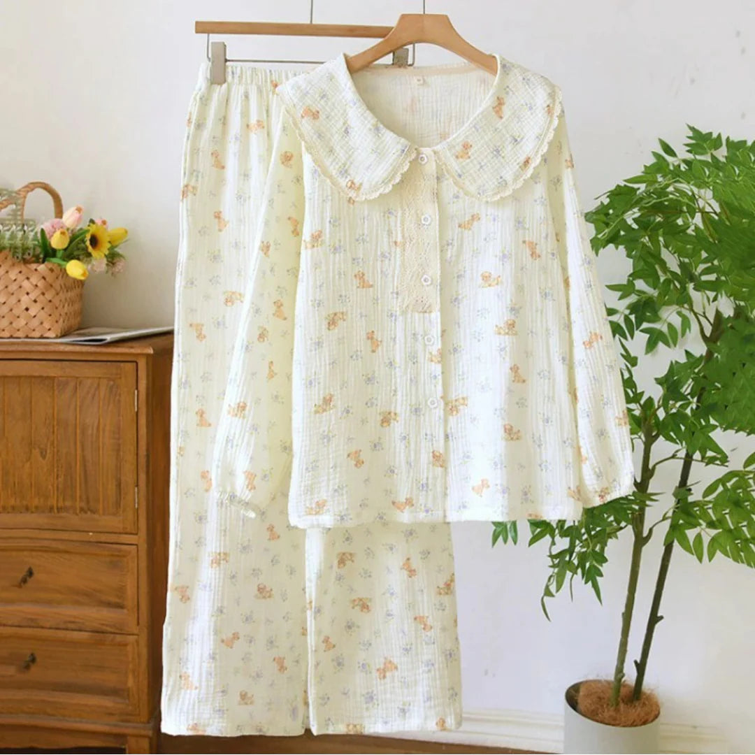 Luna Night - 100% Muslin Cotton Pajama