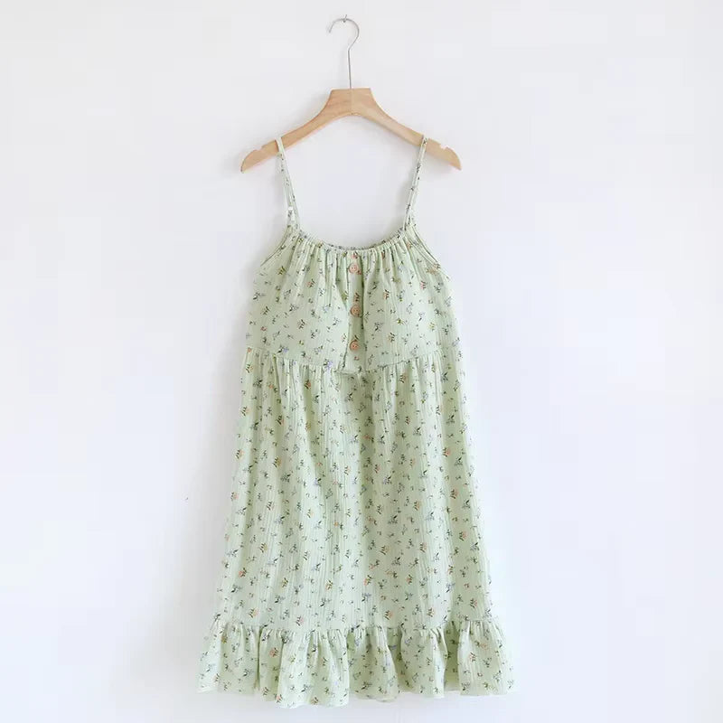 The Bloom Nightgown - 100% Muslin Cotton