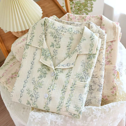 Botanical Dream - 100% Muslin Cotton Pajama