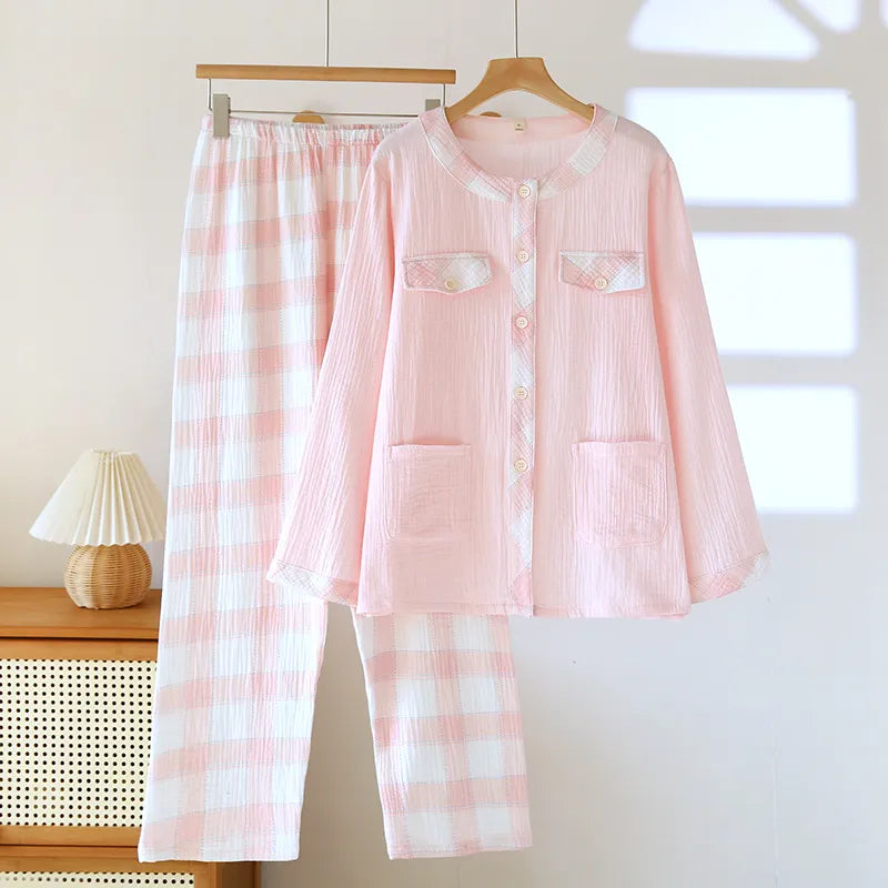 Mia - 100% Muslin Cotton Pajama