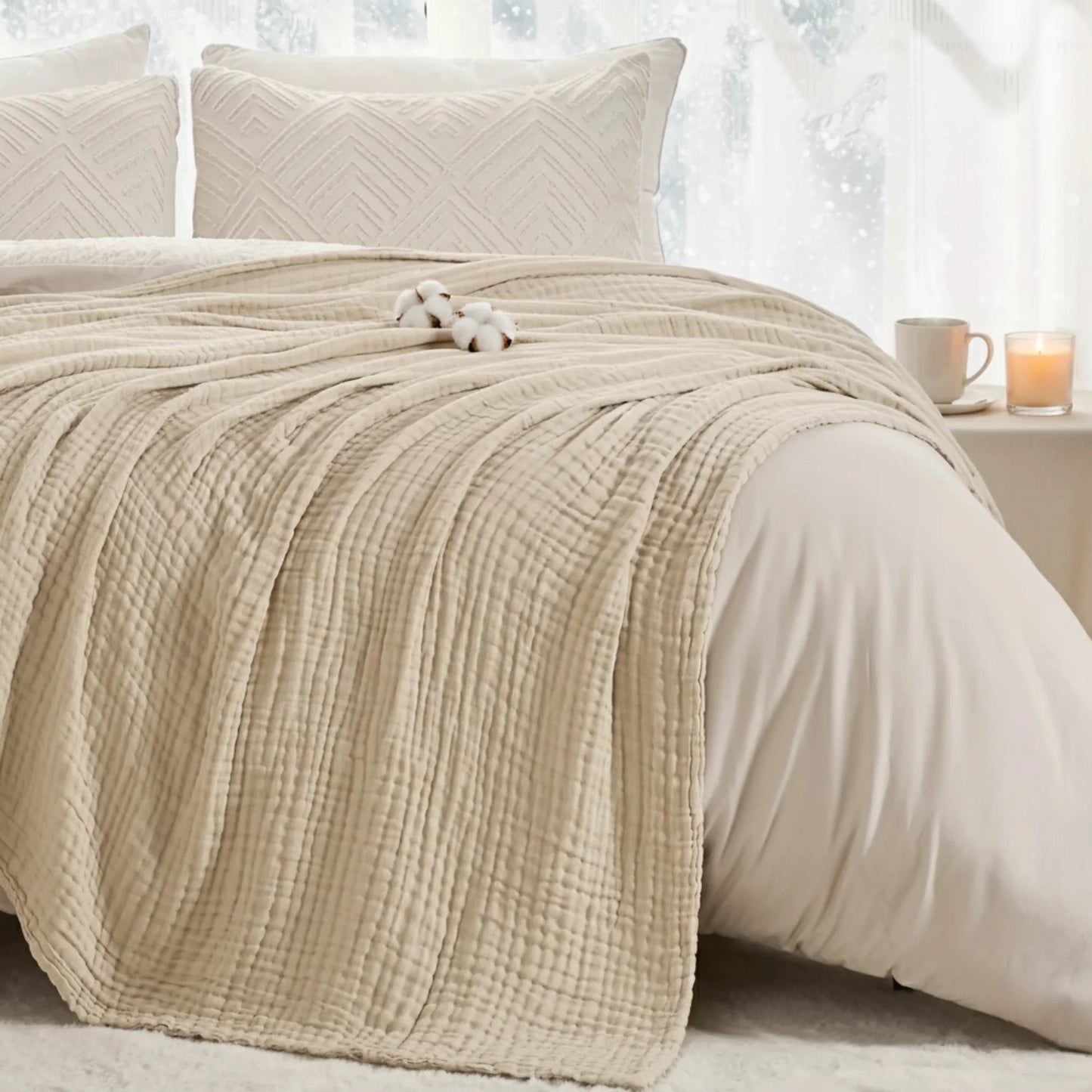 The New Winter Muslin Blanket - 100% Muslin Cotton