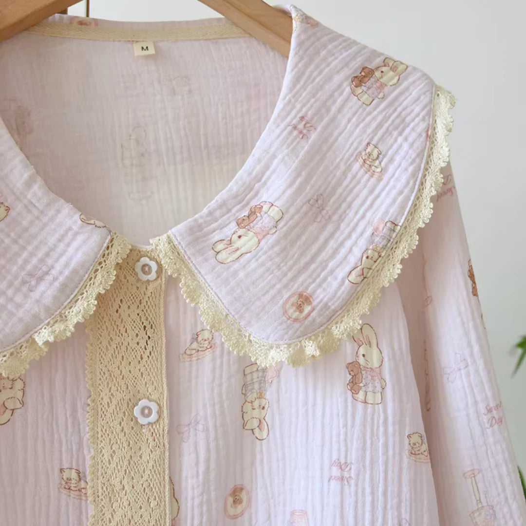 Luna Night - 100% Muslin Cotton Pajama