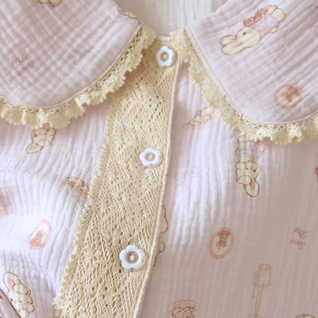 Luna Night - 100% Muslin Cotton Pajama