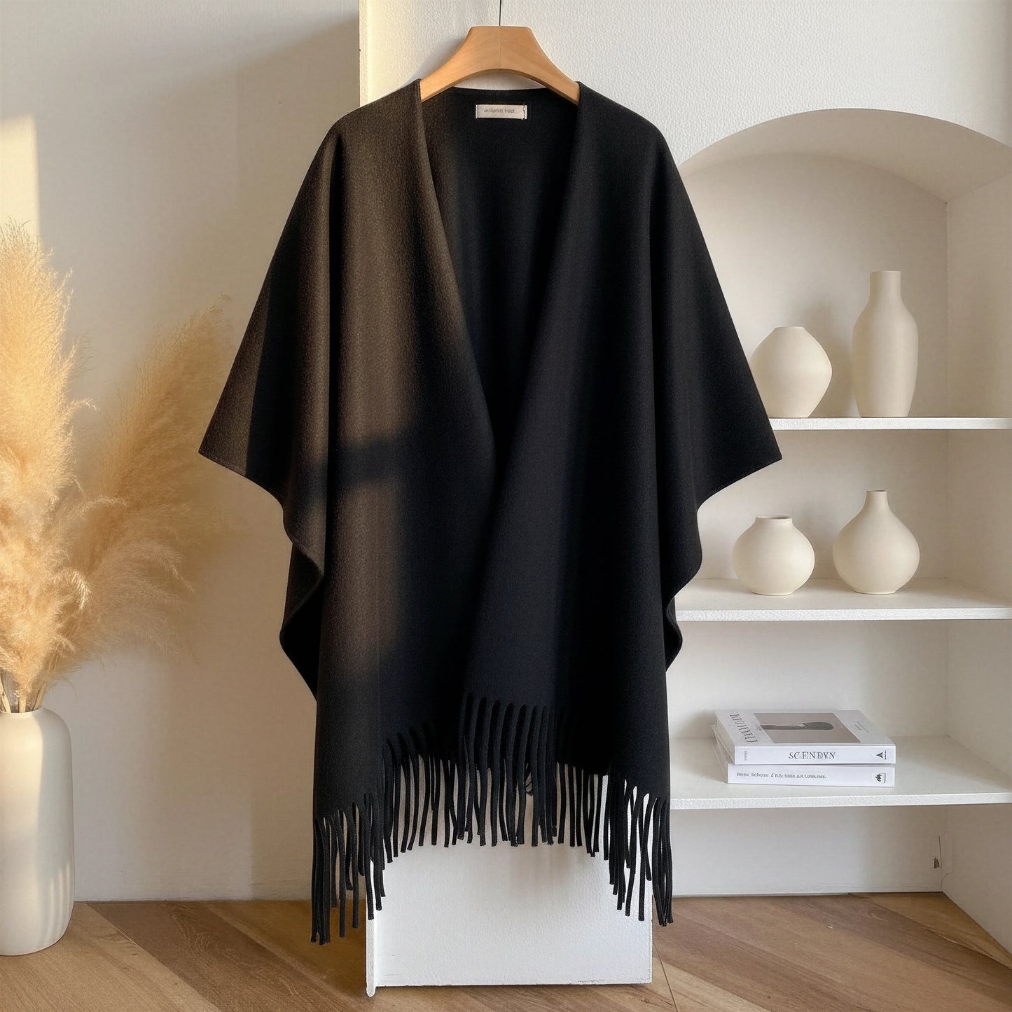The Fleece Tassel Shawl