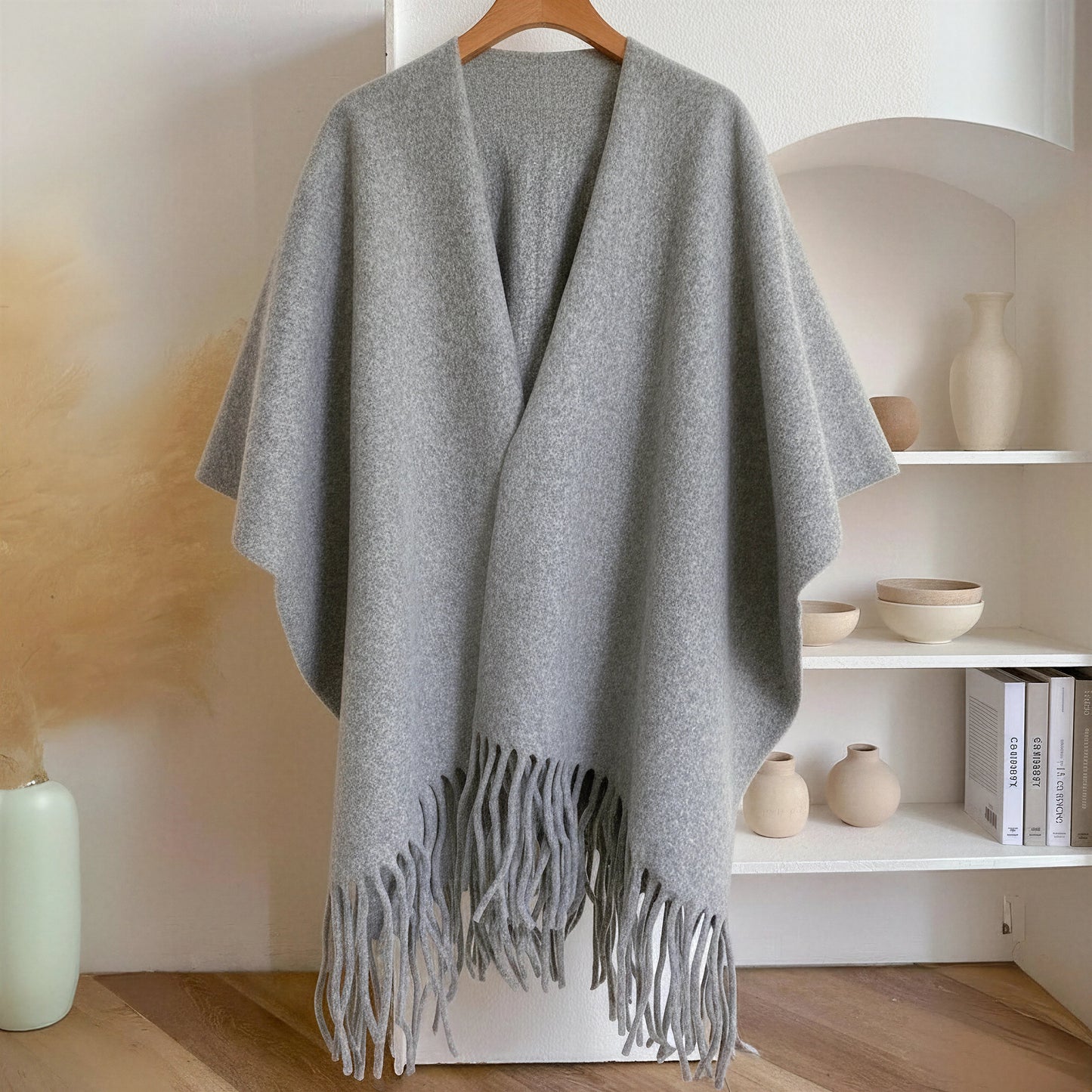 The Fleece Tassel Shawl