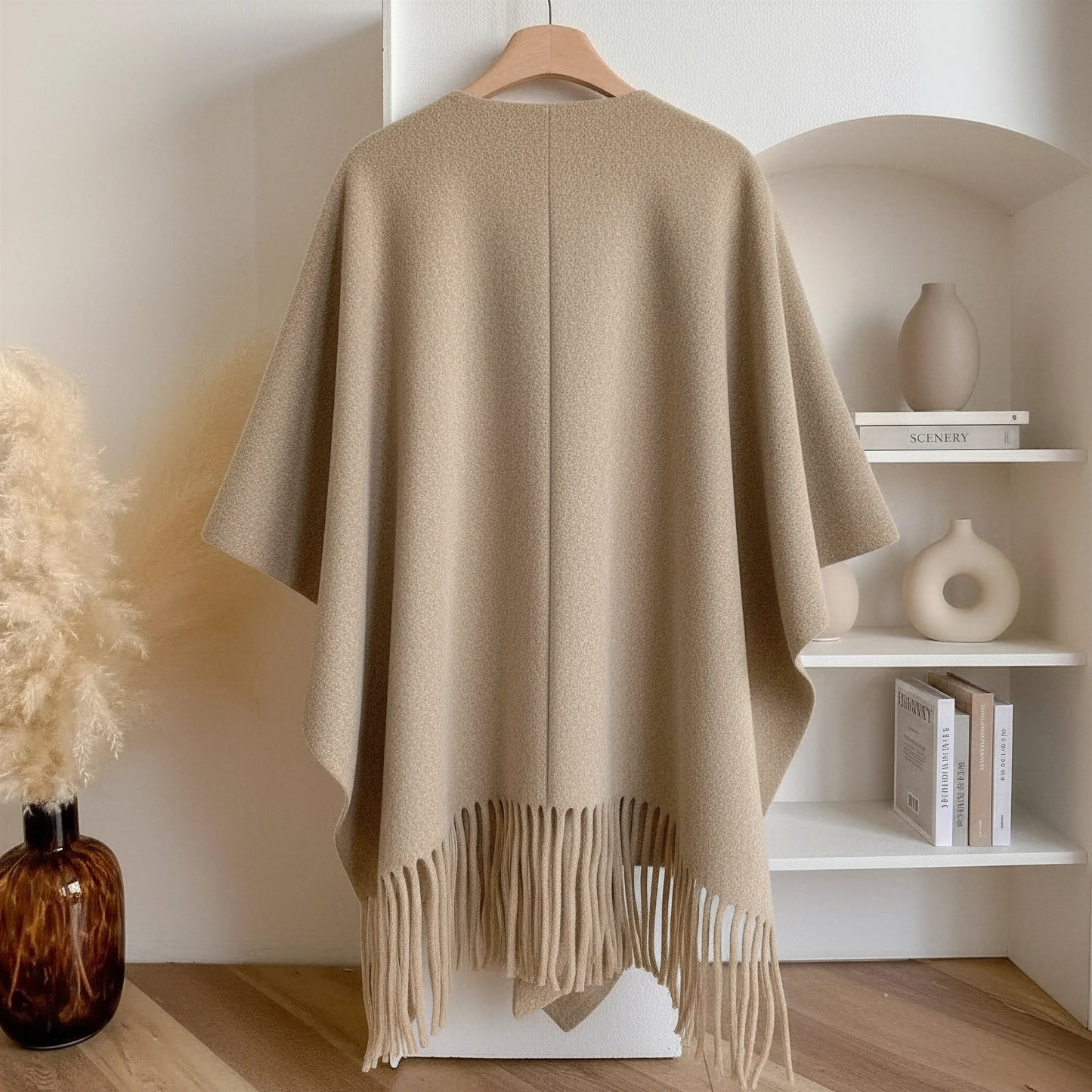 The Fleece Tassel Shawl